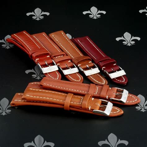 breitling heritage 20mm leather strap|breitling leather straps.